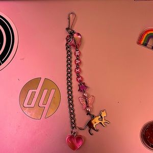 Keychain with 2 charms